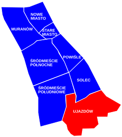 PL Warsaw ujazdów location